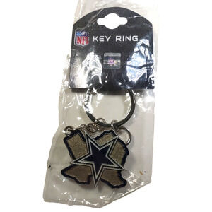NFL Keychain Texas Star Purse luggage Clip Football